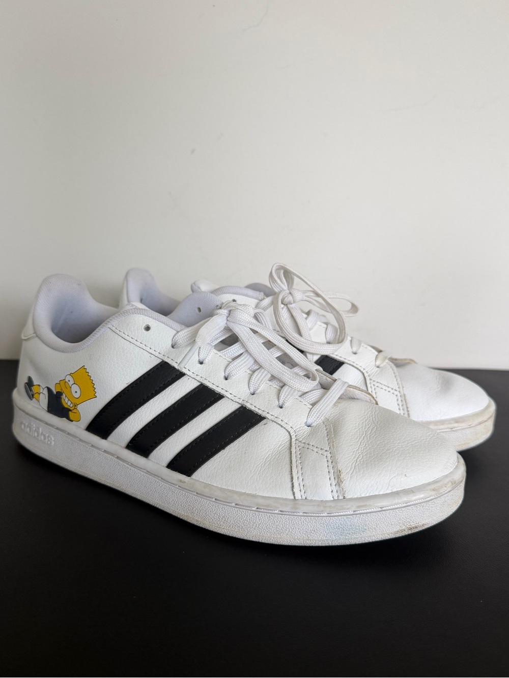 Adidas The Simpsons Bart El Barto Sneakers White Black Men’s 9.5
